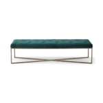 Julianne Ottoman, Petrol Cotton Velvet