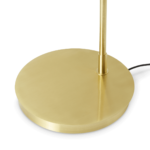 Keeva Floor Lamp, Navy & Brushed Brass