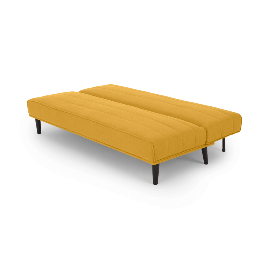 Kitto Click Clack Sofa Bed, Butter Yellow • Sofas Etc