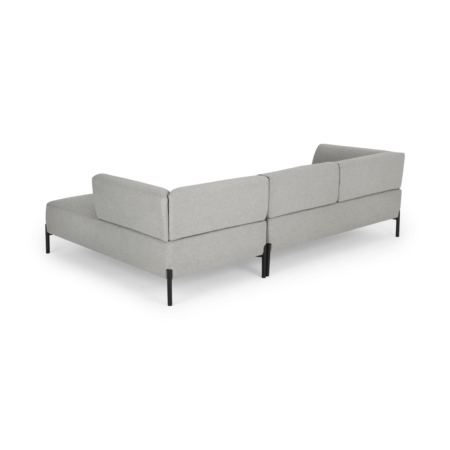 Kiva Right Hand Facing Chaise End Corner Sofa, Hail Grey