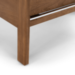 Ledger Sliding Wardrobe, Dark Stain Ash