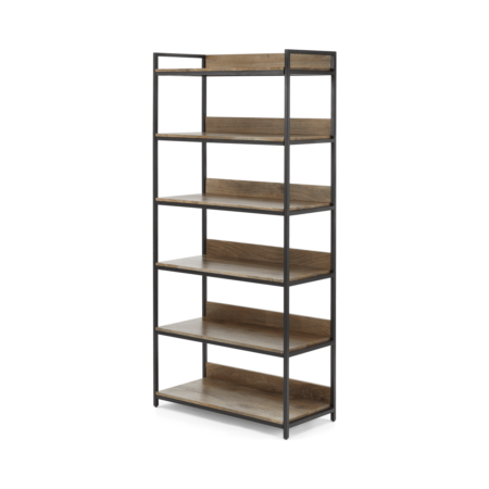 Lomond Modular Shelves, Mango Wood and Black
