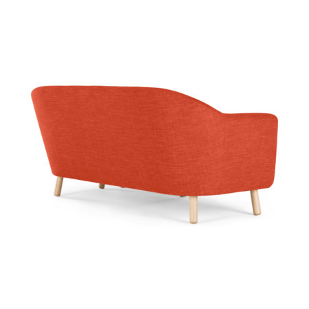Lottie Compact Chaise End Corner Sofa, Tuscan Orange