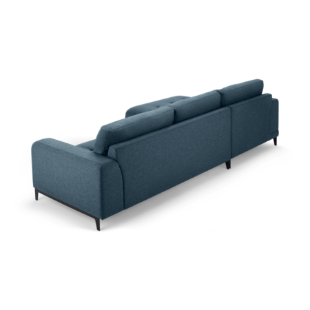 Luciano Left Hand Facing Chaise End Corner Sofa, Orleans Blue