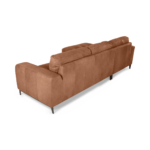 Luciano Left Hand Facing Corner Sofa, Texas Tan Leather