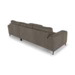 Luciano Right Hand Facing Corner Sofa, Texas Grey Leather