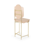 Maddie Dressing Table, Pink & Brass