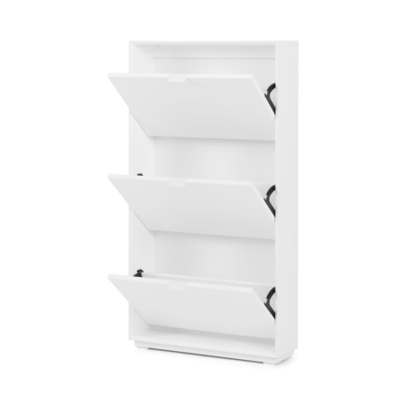 Marcell Shoe Storage Cabinet, White