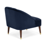 Margot Accent Armchair, Imperial Blue Velvet