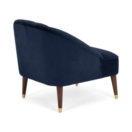 Margot Accent Armchair, Imperial Blue Velvet