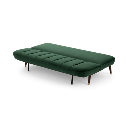 Margot Click Clack Sofa Bed, Pine Green Velvet