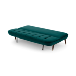 Margot Click Clack Sofa Bed, Velvet Seafoam Blue