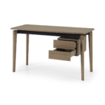 Mellor Desk, Dark Stained Oak & Textured Charcoal