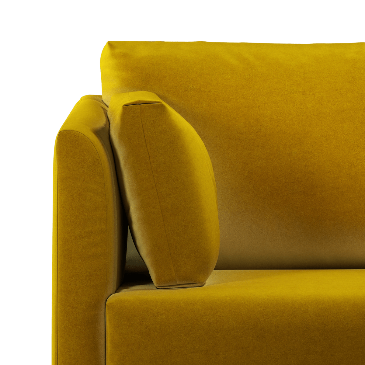 Haru Small Sofa bed, Butter Yellow • Sofas Etc