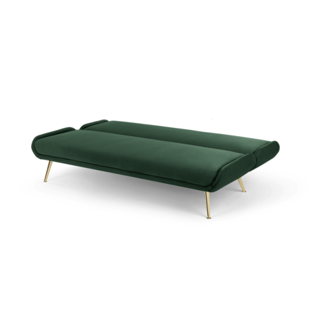 Moby Click Clack Sofa Bed, Pine Green Velvet