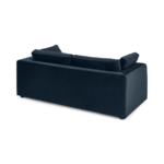Mogen 3 Seat Sofa Bed, Sapphire Blue Velvet