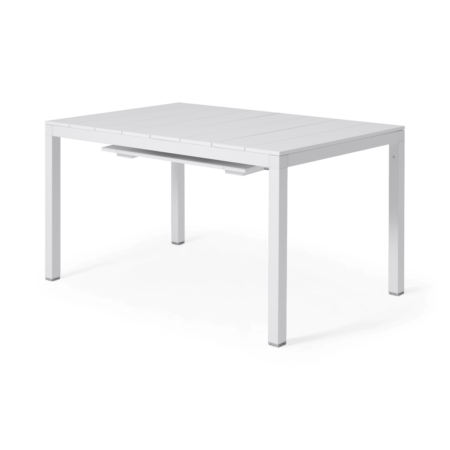 Nardi 6-8 Seat Extending Dining Table, White Aluminium