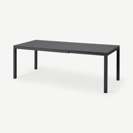 Nardi Aluminium Extendable Dining Table Dark Grey