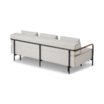 Nestor Sofa Bed, Ecru Loop Textured Boucle
