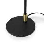 Octavia Table Lamp, Black & Brass