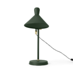 Ogilvy Table Lamp, Green & Antique Brass