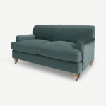 Orson 2 Seater Sofa, Marine Green Velvet