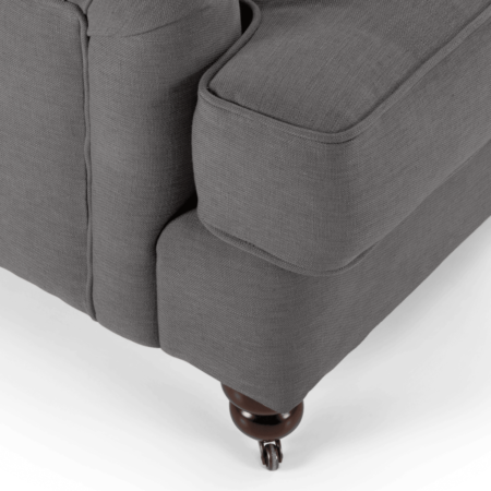 Orson Left Hand Facing Chaise End Corner Sofa, Graphite Grey