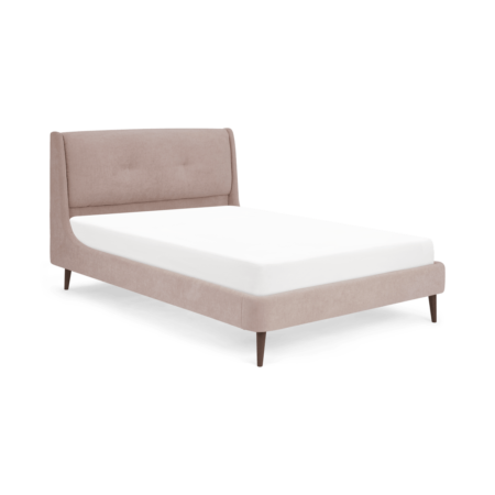 Raffety Double Bed, Soft Shell Pink