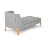 Roscoe Right Hand Facing Chaise Longue, Cool Grey with Light Leg