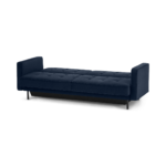 Rosslyn Click Clack Sofa Bed with Storage, Ink Blue Velvet