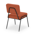 Set of 2 Knox dining chairs, Retro Orange