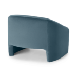 Shona Accent Armchair, Coastal Blue Velvet