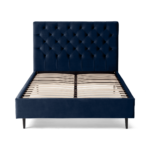 Skye Double Bed, Royal Blue Velvet