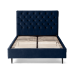 Skye King Size Bed, Royal Blue Velvet