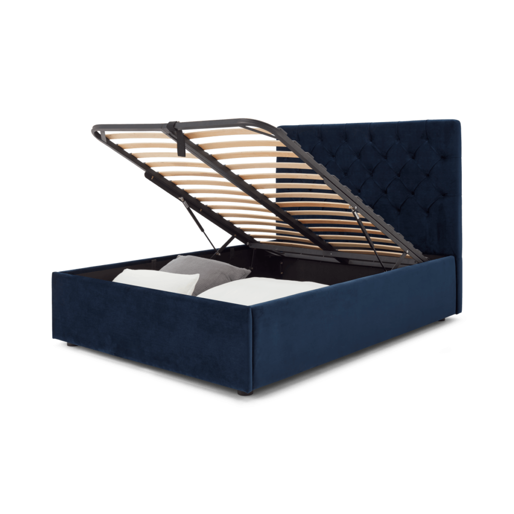 Maxmo Super King Size Bed with Storage Drawers, Putty Cotton • Sofas Etc