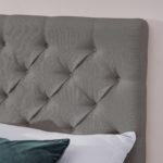 Skye Super King Size bed with Drawer Storage, Owl Grey Weave