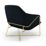 Stanley Accent Armchair, Twilight Blue Velvet