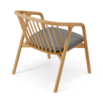 Tacoma Accent Armchair, Natural Oak