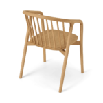 Tacoma Carver Dining Chair, Oak