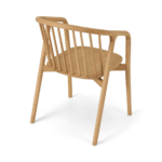 Tacoma Carver Dining Chair, Oak