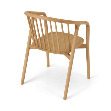 Tacoma Carver Dining Chair, Oak