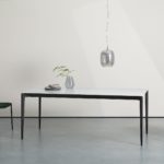 Tandil 8-12 Seat Extending Dining Table, White Glass