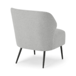Topeka Accent Armchair, Luna Grey Weave
