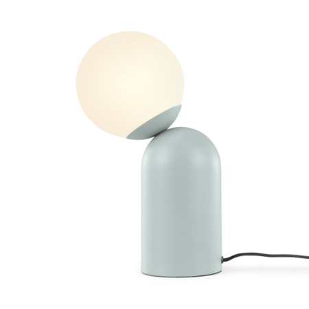 Vetro Table Lamp, Aqua Green and Opal Glass
