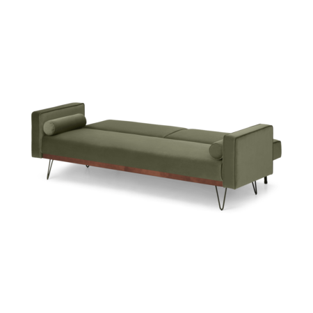 Warner Click Clack Sofa Bed, Sycamore Green Velvet