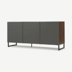 Hopkins Large Sideboard, Walnut Effect & Grey