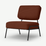 Knox Accent Armchair, Russet Corduroy Velvet