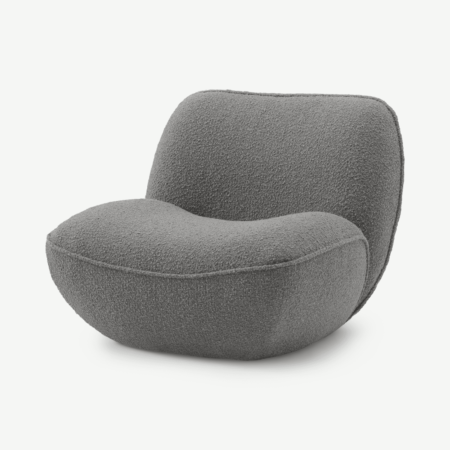 Sete Accent Armchair, Steel Boucle