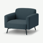 Toula Armchair, Aegean Blue