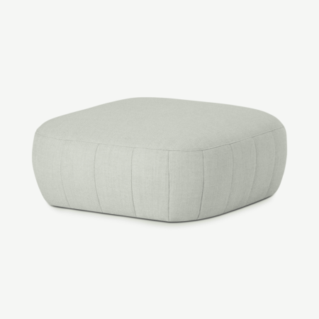 Alixandra Ottoman Pouffe, Large, Oat Weave